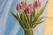 Lade das Bild in den Galerie-Viewer, Stillleben lila Tulpen
